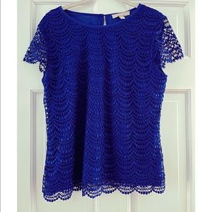 Banana Republic Scalloped Lace Top